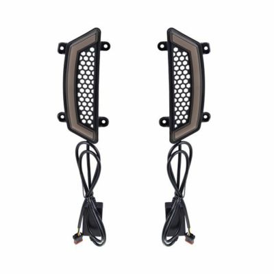 M8 ローライダーST ロワーフェアリング用 LEDターンシグナル＆ランニングライト スモーク Advanblack 