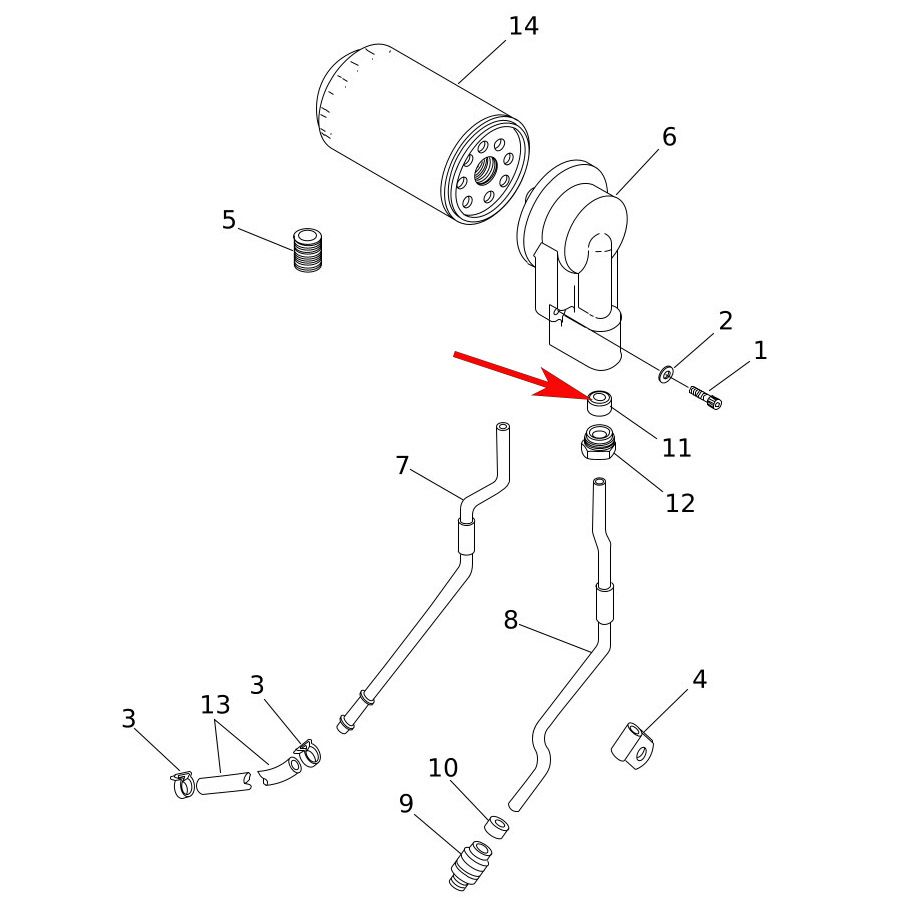 1992～1999 エボリューション1340 オイルフィッティング シール1