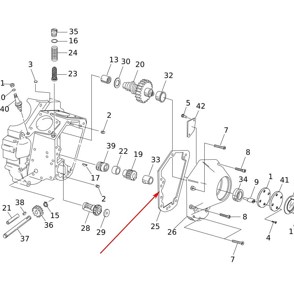 1970～1992 エボリューション1340、ショベルヘッド カムカバー ガスケット2