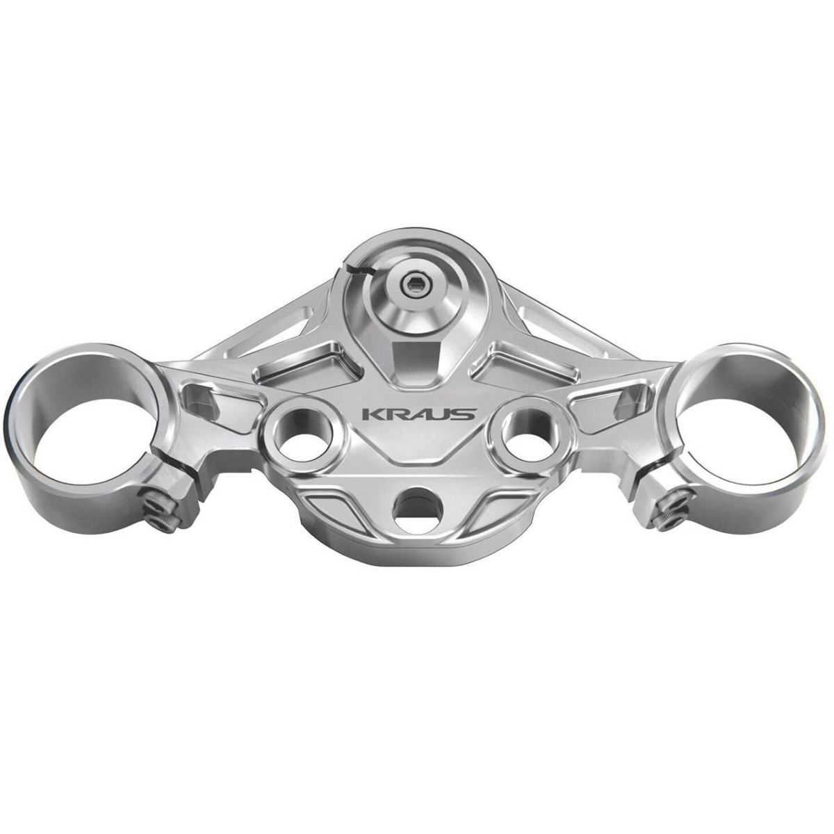 2023以降 CVOロードグライド/ST ウルフ ワン トップトリプルクランプ (シルバー)