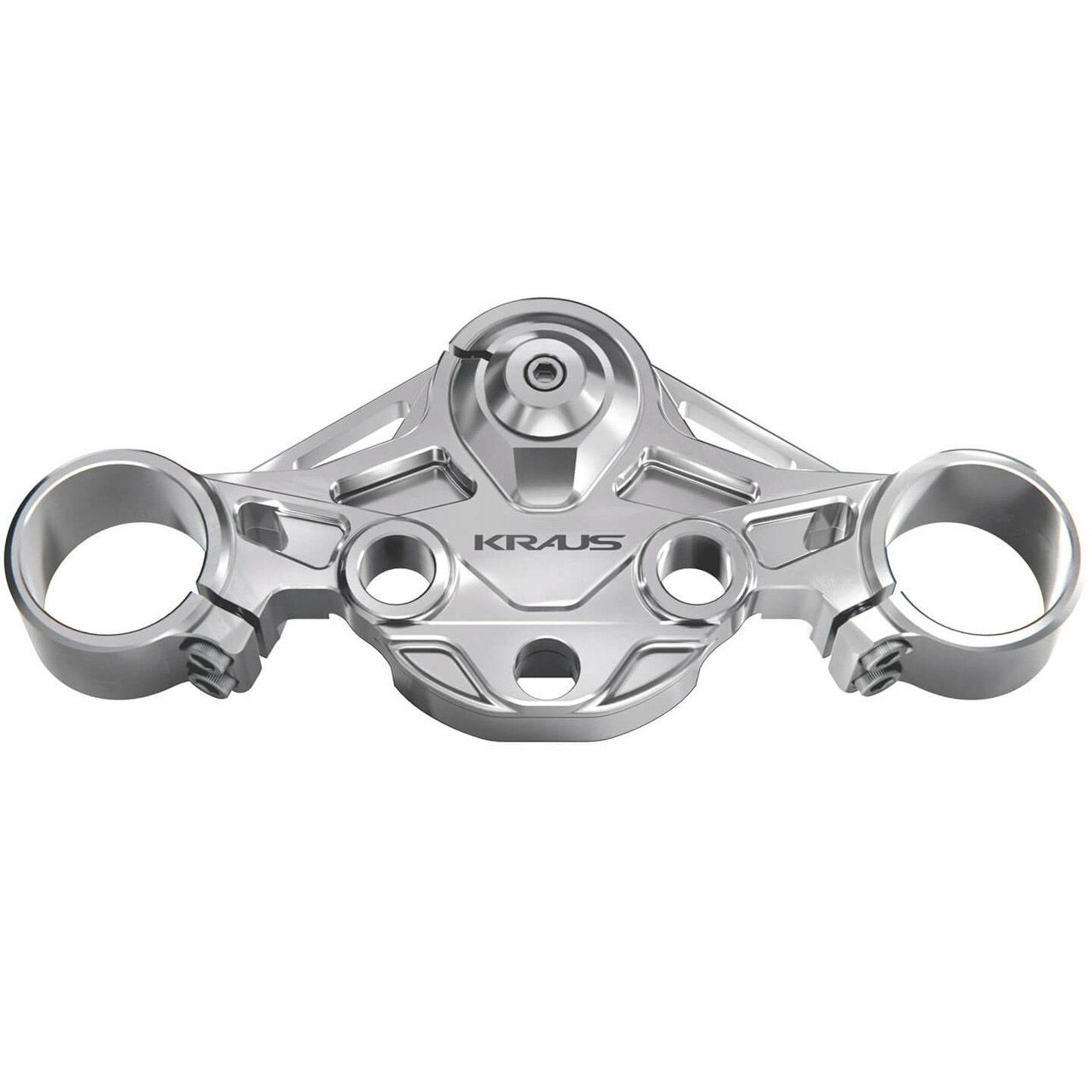 2023以降 CVOロードグライド/ST ウルフ ワン トップトリプルクランプ (シルバー)