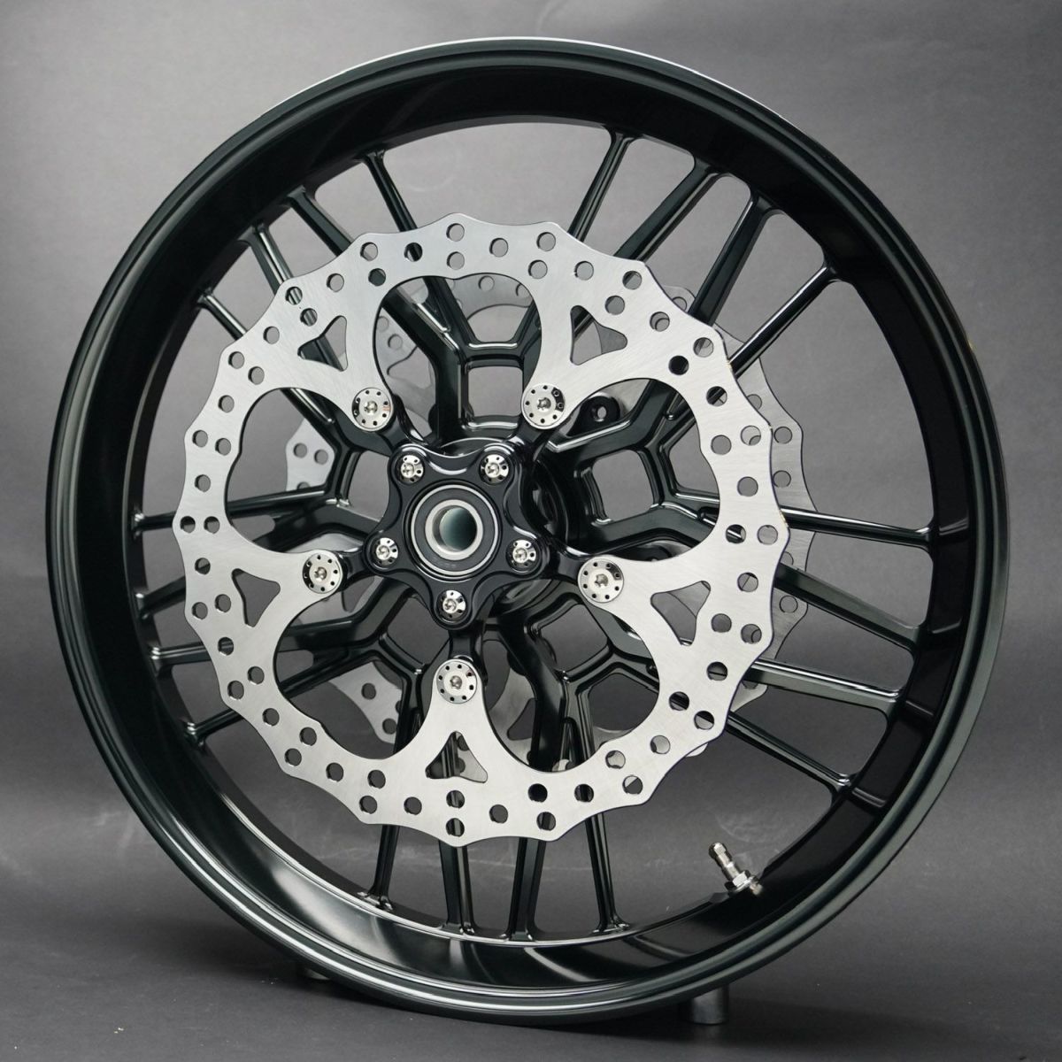 アレンネス スパイダー 320mm フロントブレーキローター (ブラック)