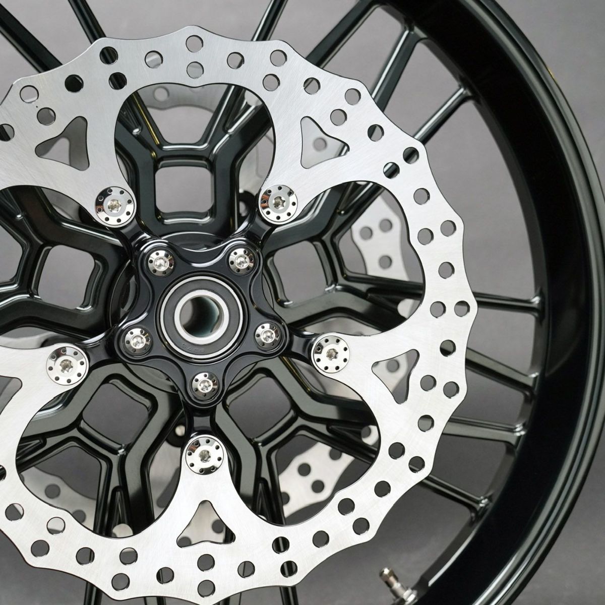 アレンネス スパイダー 320mm フロントブレーキローター (ブラック)2