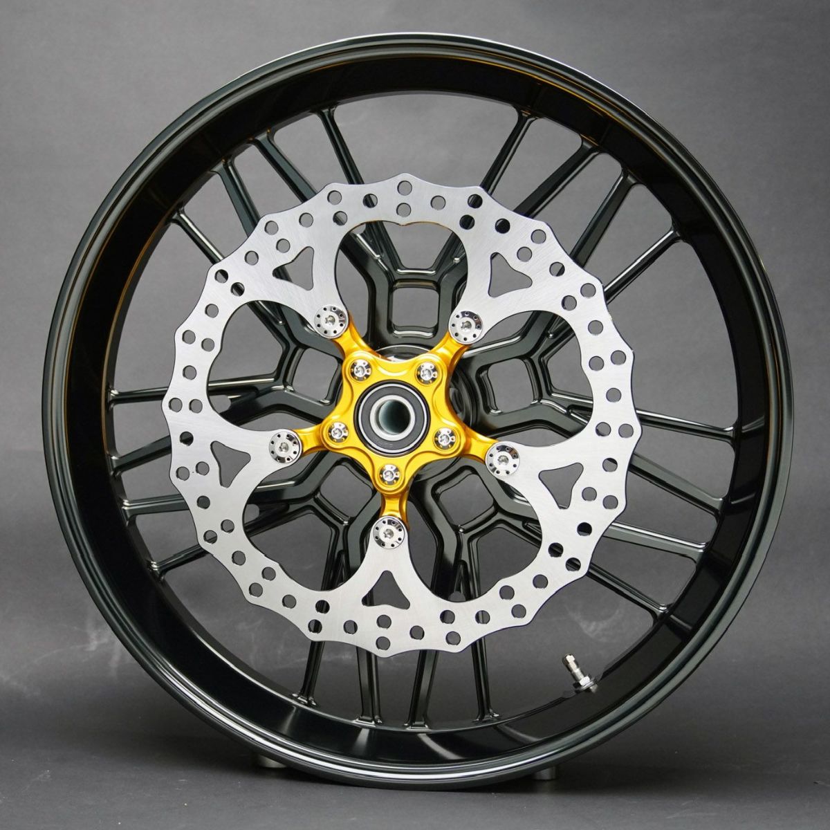 アレンネス スパイダー 320mm フロントブレーキローター (ゴールド)