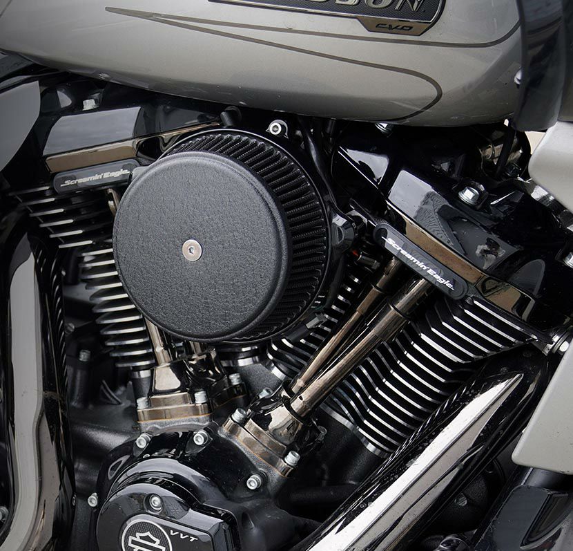 2024以降 ツーリング、2025以降 ソフテイル アレンネス ビッグサッカー ステージ1・エアクリーナー スチールカバー付 (ブラック)1