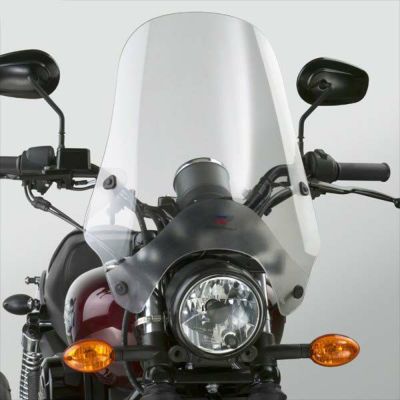 ナショナルサイクル(National Cycle) ストリート・ウインドシールド　U字クランプ　クリア