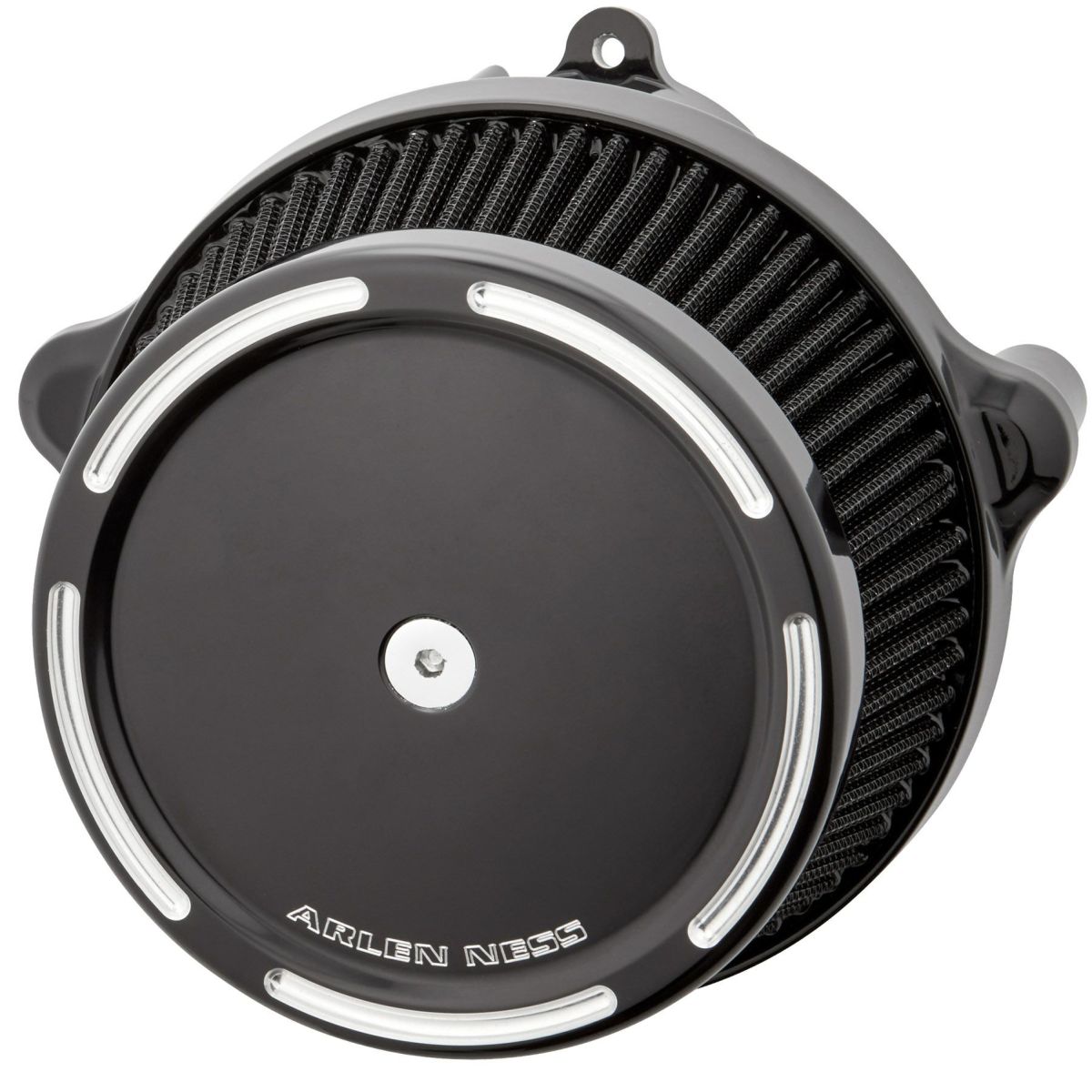 2024以降 ツーリング、2025以降 ソフテイル アレンネス ビッグサッカー ステージ1・エアクリーナー スロットトラックカバー (ブラック)2