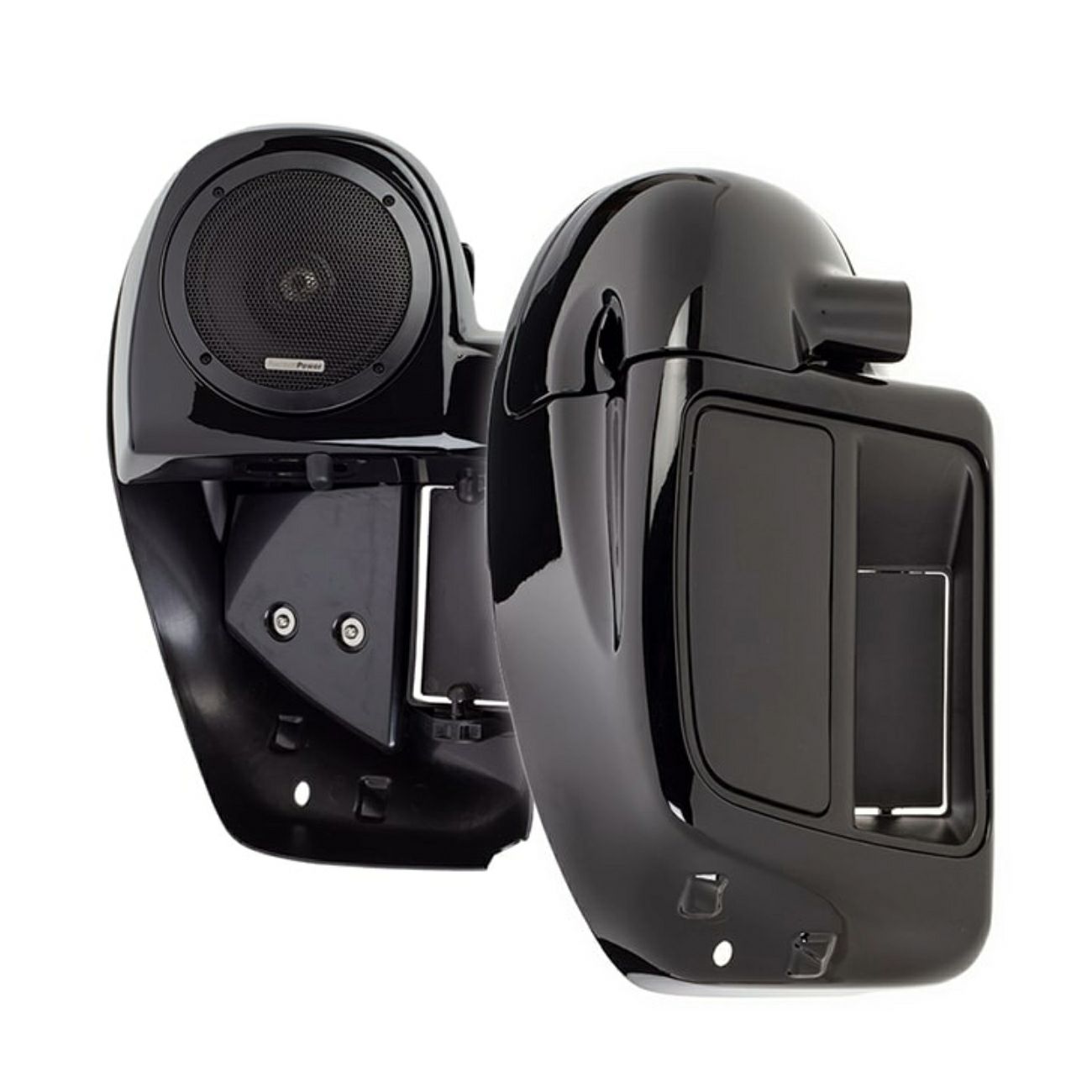 2014年以降 ツーリングモデル用 ミッドレンジ・チューニングモジュール付き ロワーフェアリングスピーカーキット プレジションパワー