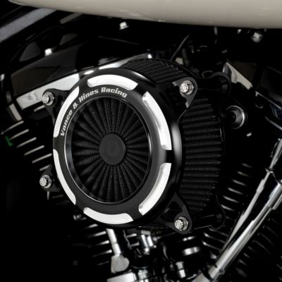 2024以降 ツーリング、2025以降 ソフテイル バンスアンドハインズ VO2 オニキス ハイフローエアクリーナー (コントラストカラー)