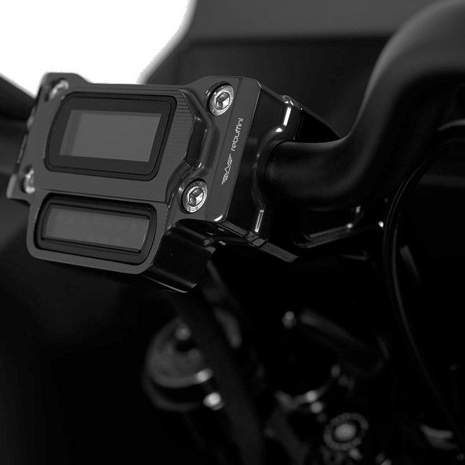  M8 ローライダーST、ストリートボブ、スタンダード カッシーノ 8インチ プルバックライザー (ブラック)