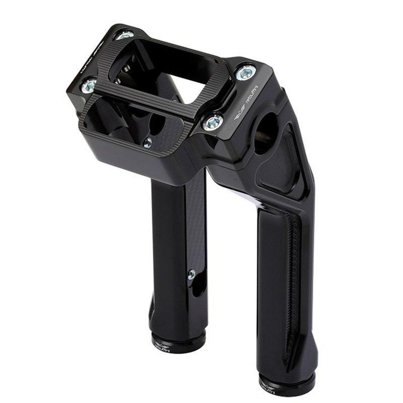  M8 ローライダーST、ストリートボブ、スタンダード カッシーノ 8インチ プルバックライザー (ブラック)1