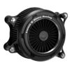 1999～2017 ツインカム ケーブルスロットル車用 バンスアンドハインズ VO2 オニキス ハイフローエアクリーナー (ブラック)1