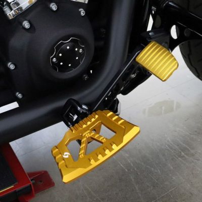 M8 ソフテイル リアブレーキレバーキットV2 Aタイプ (ゴールド) スピードラ