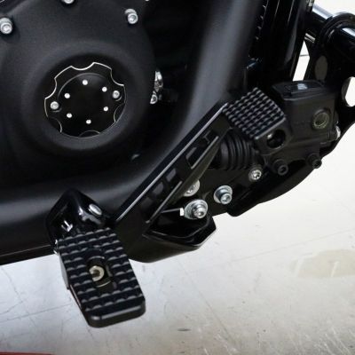 M8 ソフテイル リアブレーキレバーキットV2 Bタイプ (ブラック) スピードラ