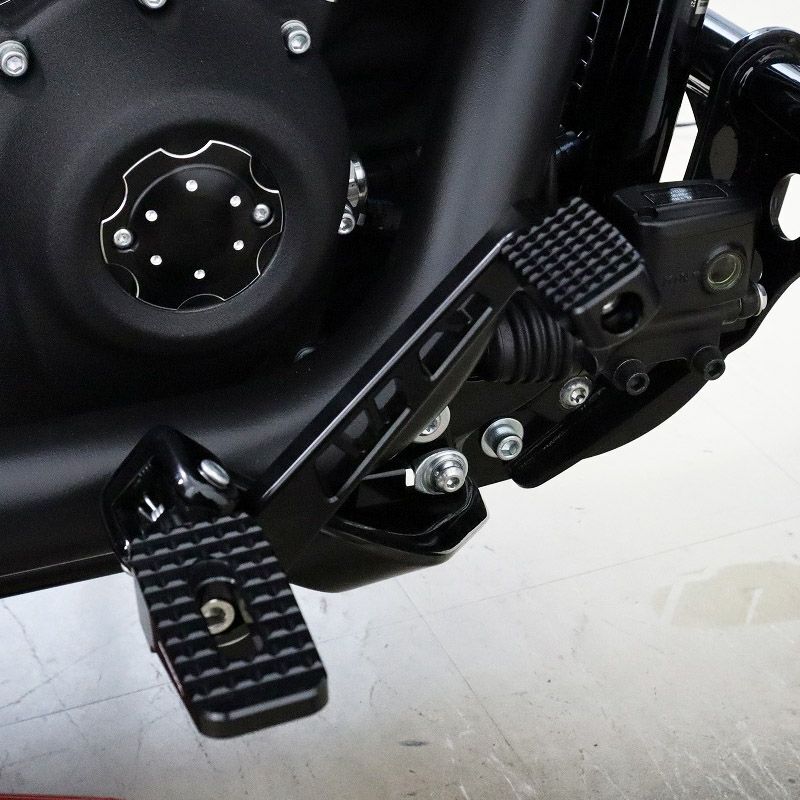 M8 ソフテイル リアブレーキレバーキットV2 Bタイプ (ブラック) 