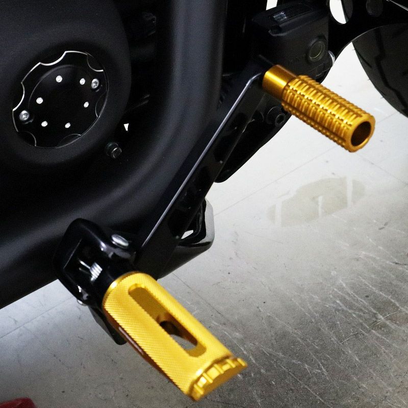 M8 ソフテイル リアブレーキレバーキットV2 Cタイプ (ゴールド)