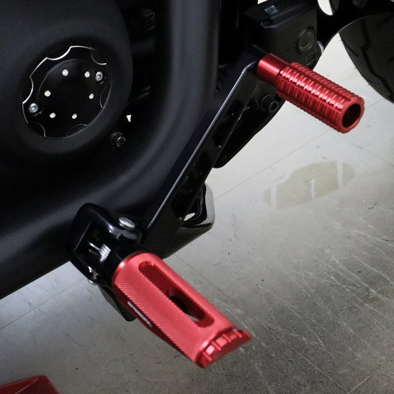 M8 ソフテイル リアブレーキレバーキットV2 Cタイプ (レッド)
