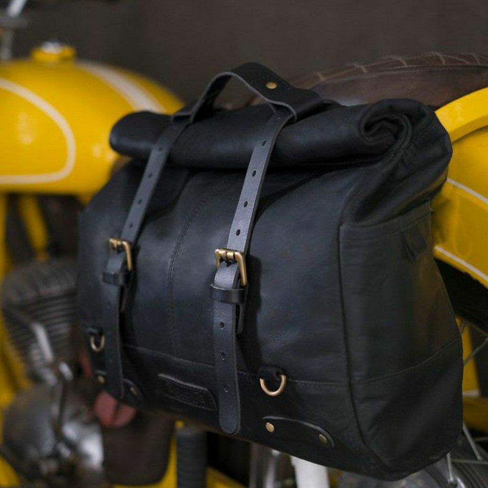 Outlaw サドルバッグ ブラック Trip Machine 