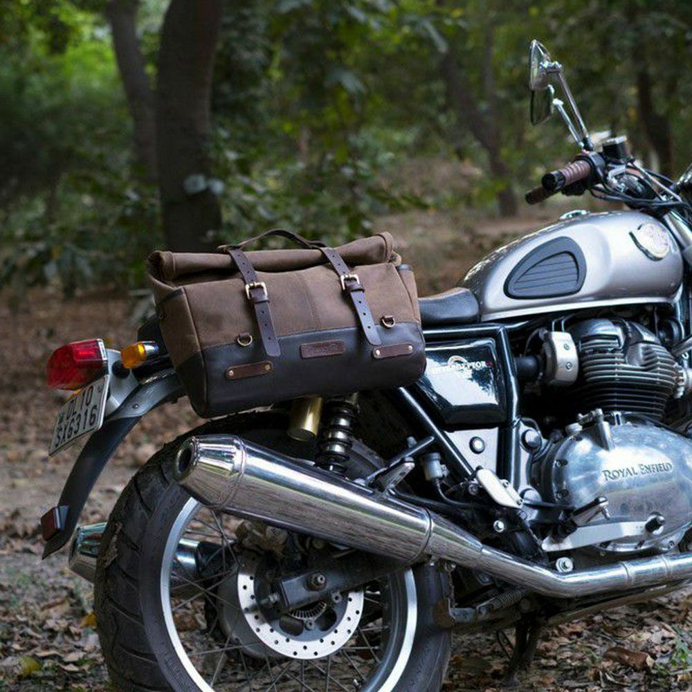 Outlaw サドルバッグ タバコブラウン Trip Machine 