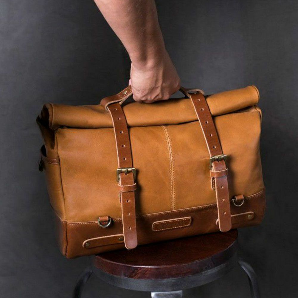  Outlaw サドルバッグ ヴィンテージタン Trip Machine 