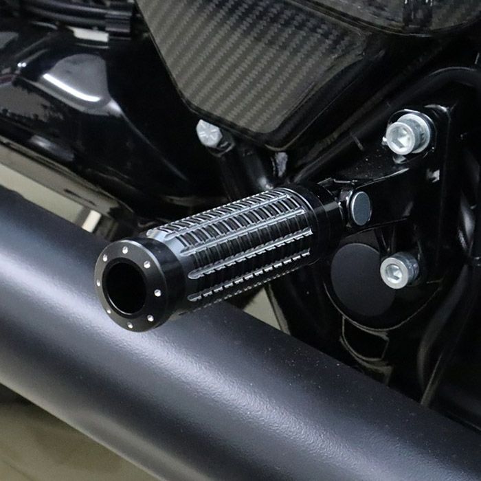  ハーレー アルミフットペグ タイプ1 (コントラストカラー)