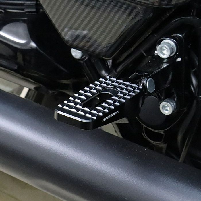 ハーレー アルミフットペグ タイプ2 (ブラック)