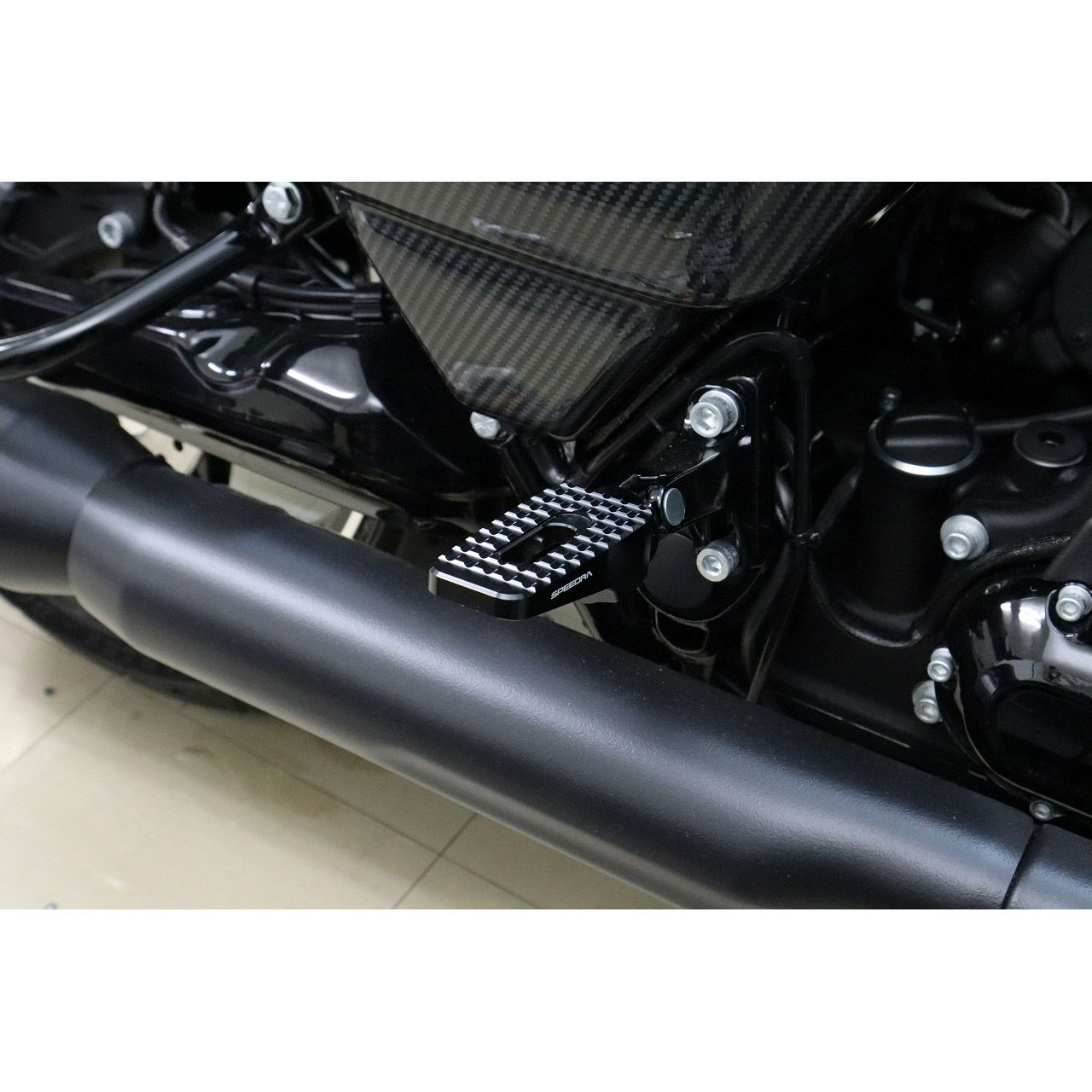 ハーレー アルミフットペグ タイプ2 (ブラック)2