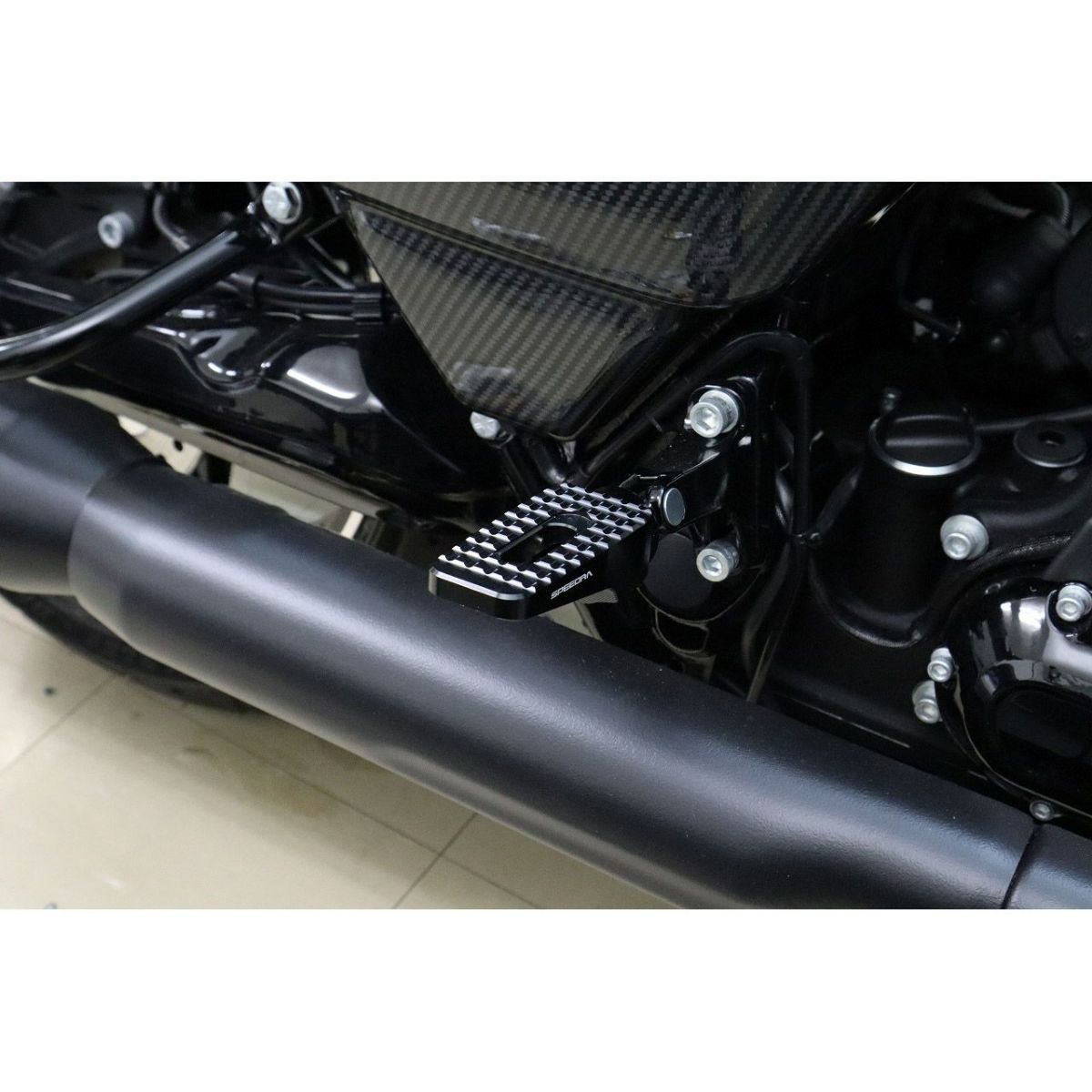 ハーレー アルミフットペグ タイプ2 (ブラック)2