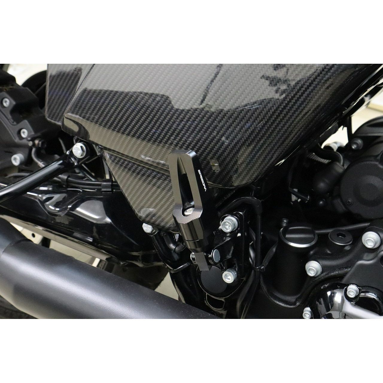 ハーレー アルミフットペグ タイプ2 (ブラック)3