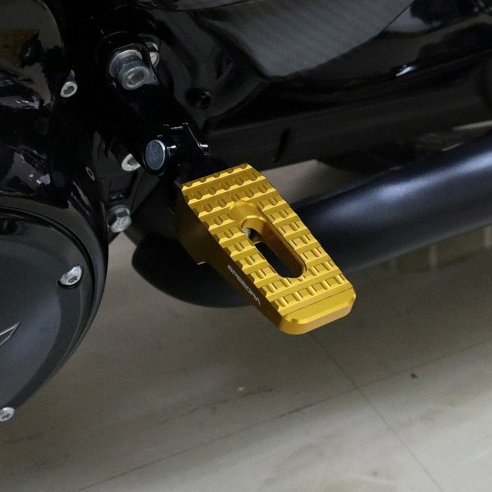  ハーレー アルミフットペグ タイプ2 (ゴールド)1