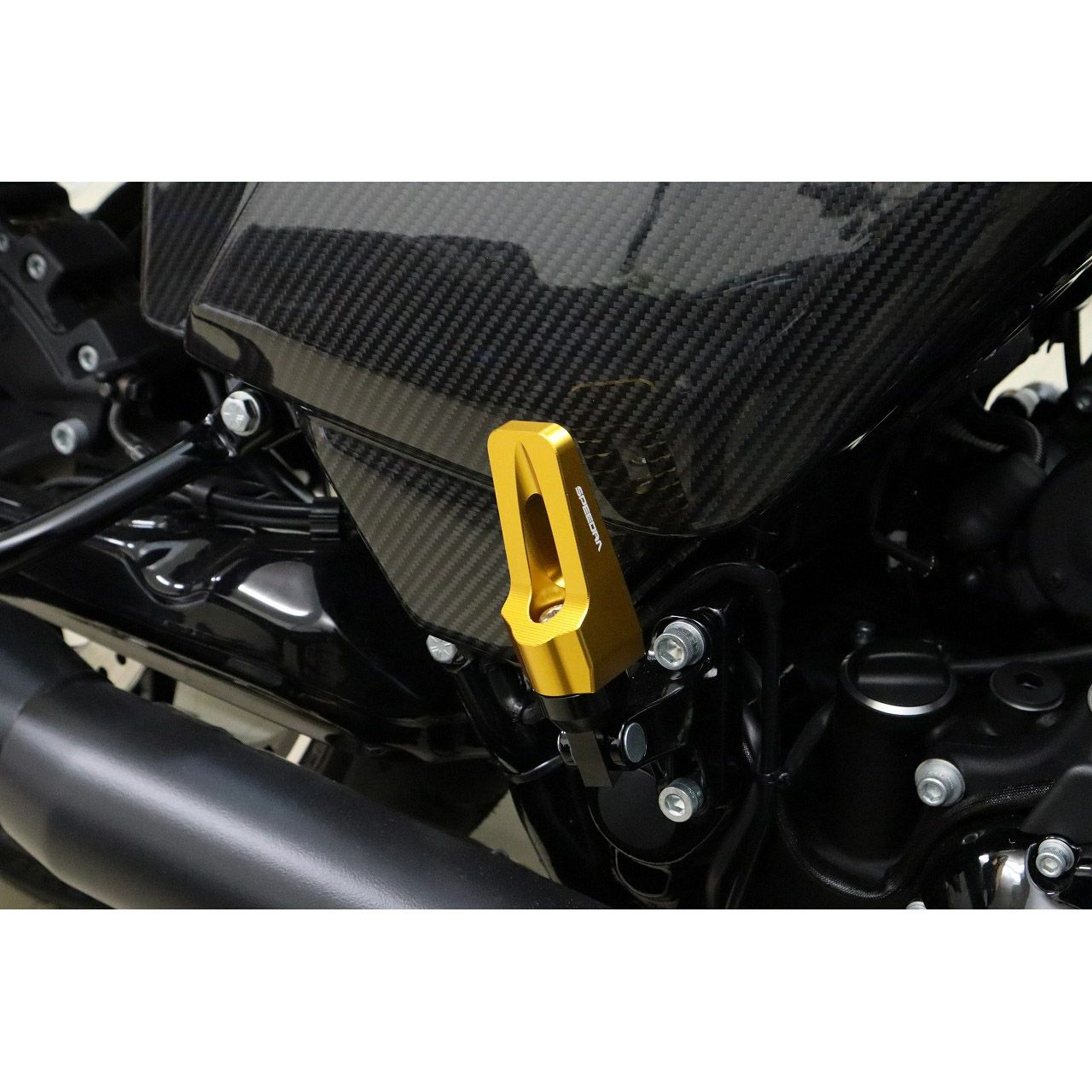  ハーレー アルミフットペグ タイプ2 (ゴールド)4