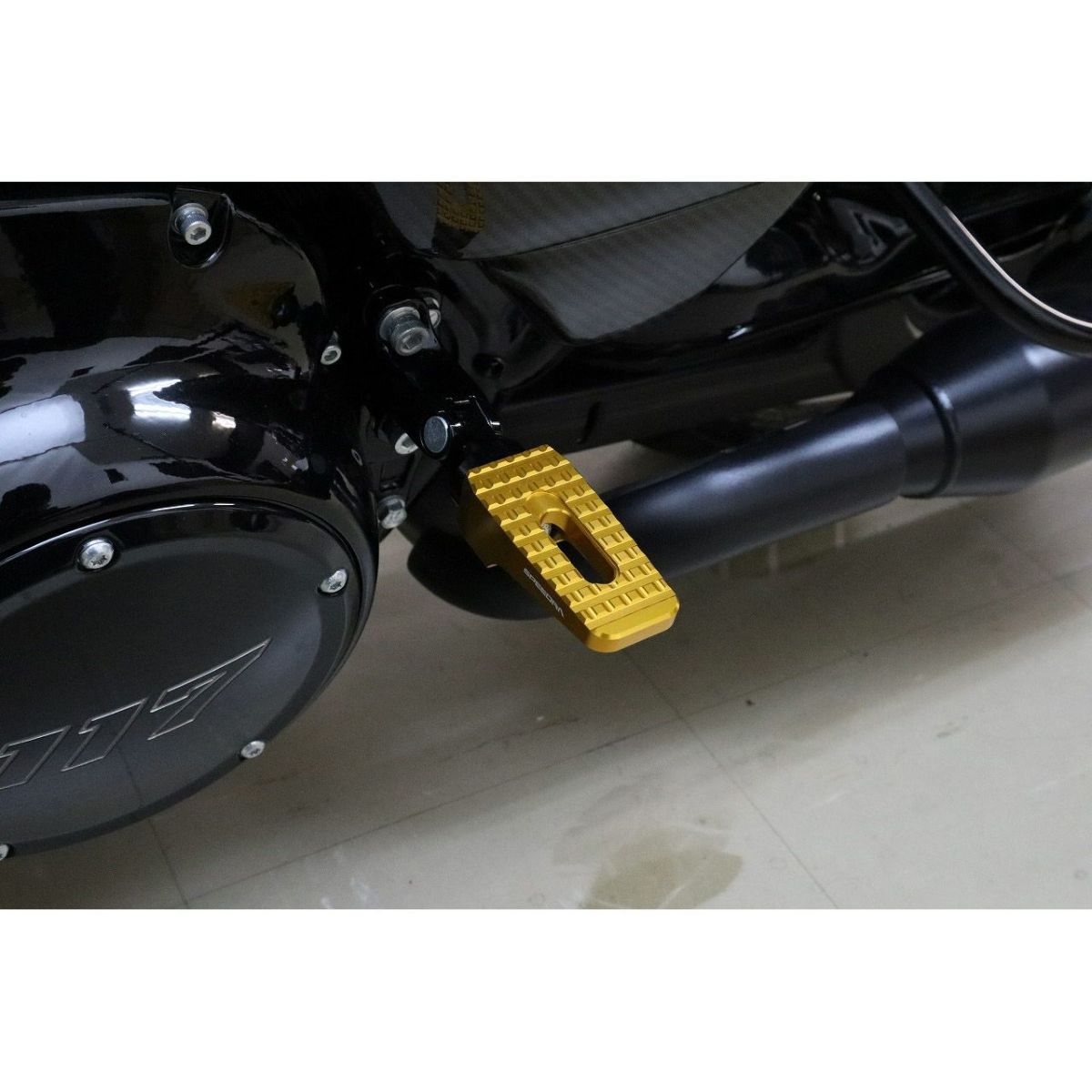  ハーレー アルミフットペグ タイプ2 (ゴールド)5