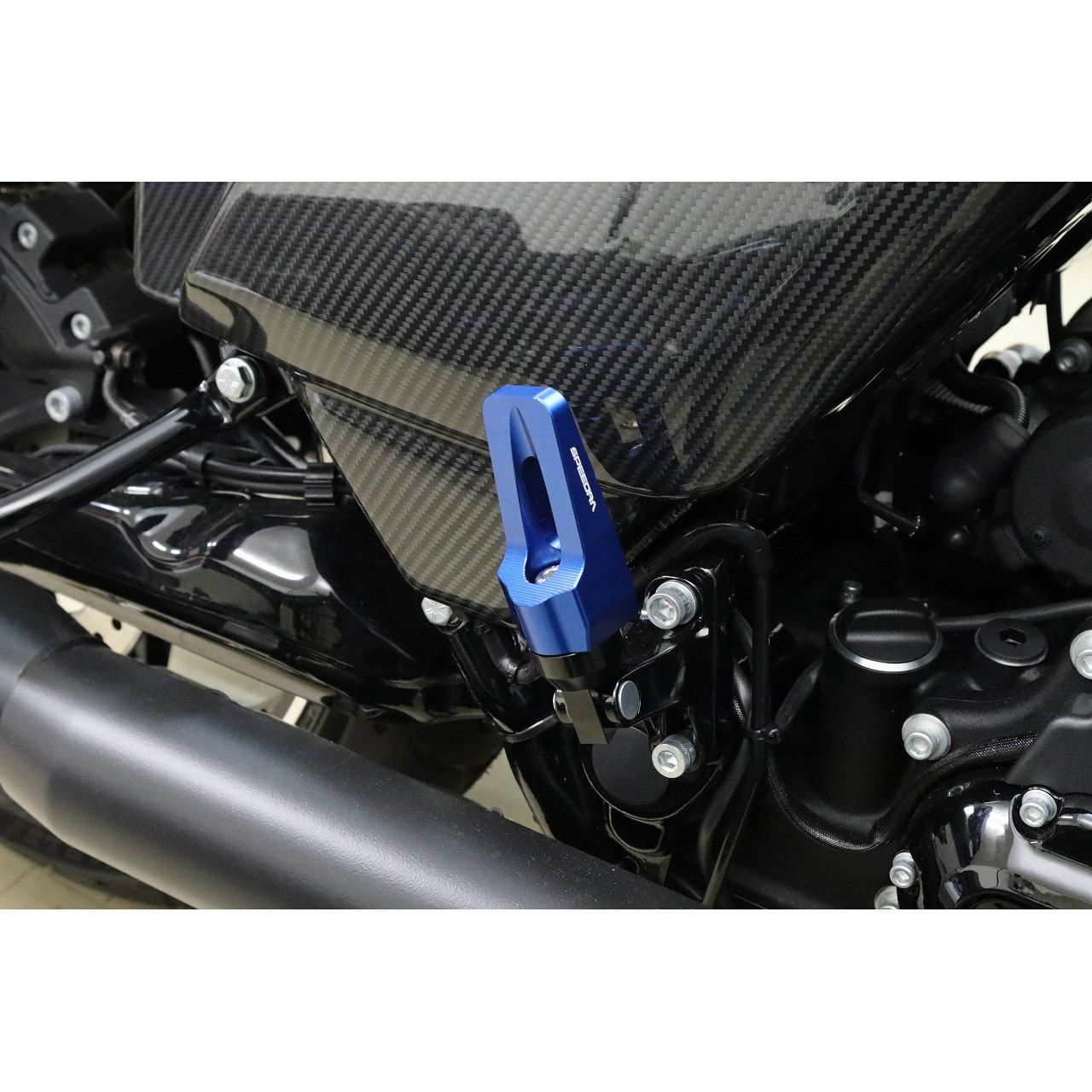 ハーレー アルミフットペグ タイプ2 (ブルー)3