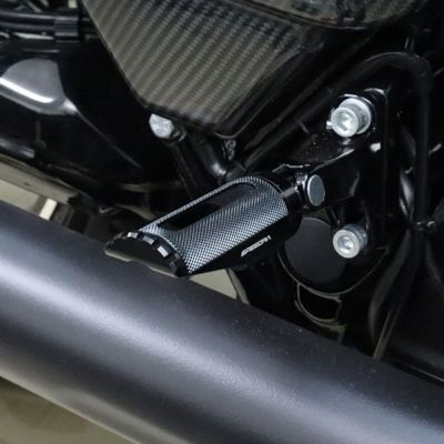 ハーレー アルミフットペグ タイプ3 (ブラック) スピードラ