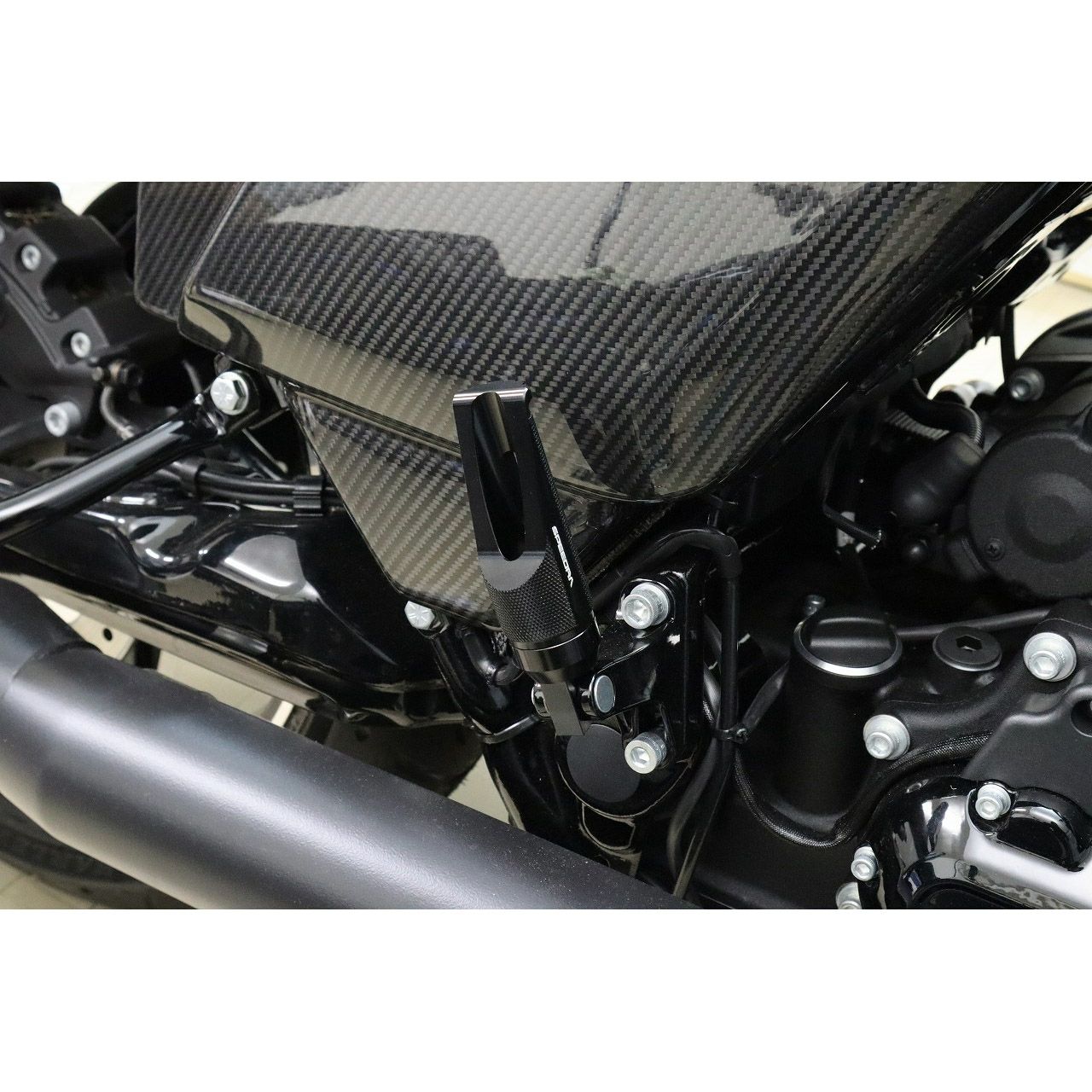 ハーレー アルミフットペグ タイプ3 (ブラック)3