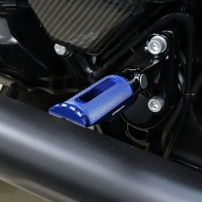 ハーレー アルミフットペグ タイプ3 (ブルー)