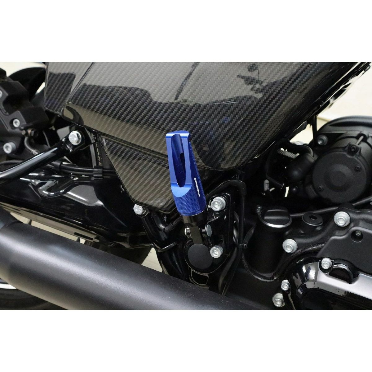 ハーレー アルミフットペグ タイプ3 (ブルー)3