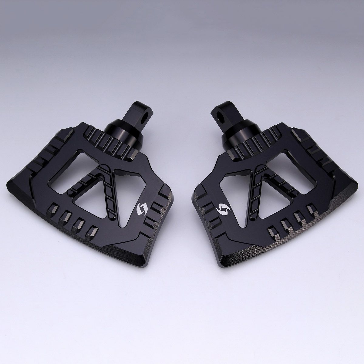  ハーレー アルミ ミニフットボード (ブラック)1