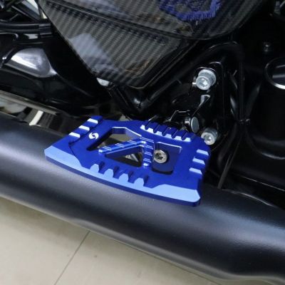 ハーレー アルミ ミニフットボード (ブルー) スピードラ