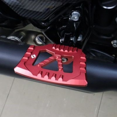 ハーレー アルミ ミニフットボード (レッド) スピードラ