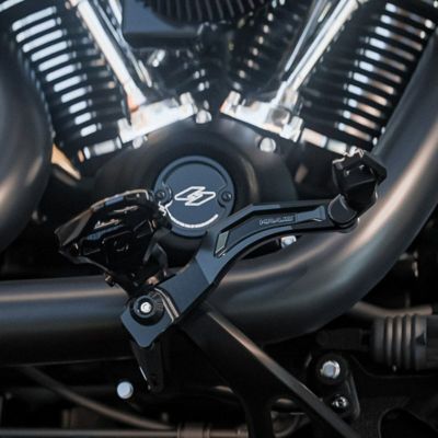 M8 ストリートボブ、スタンダード、ローライダー/S/ST SX3 ブレーキレバーセット (ブラック) クラウス