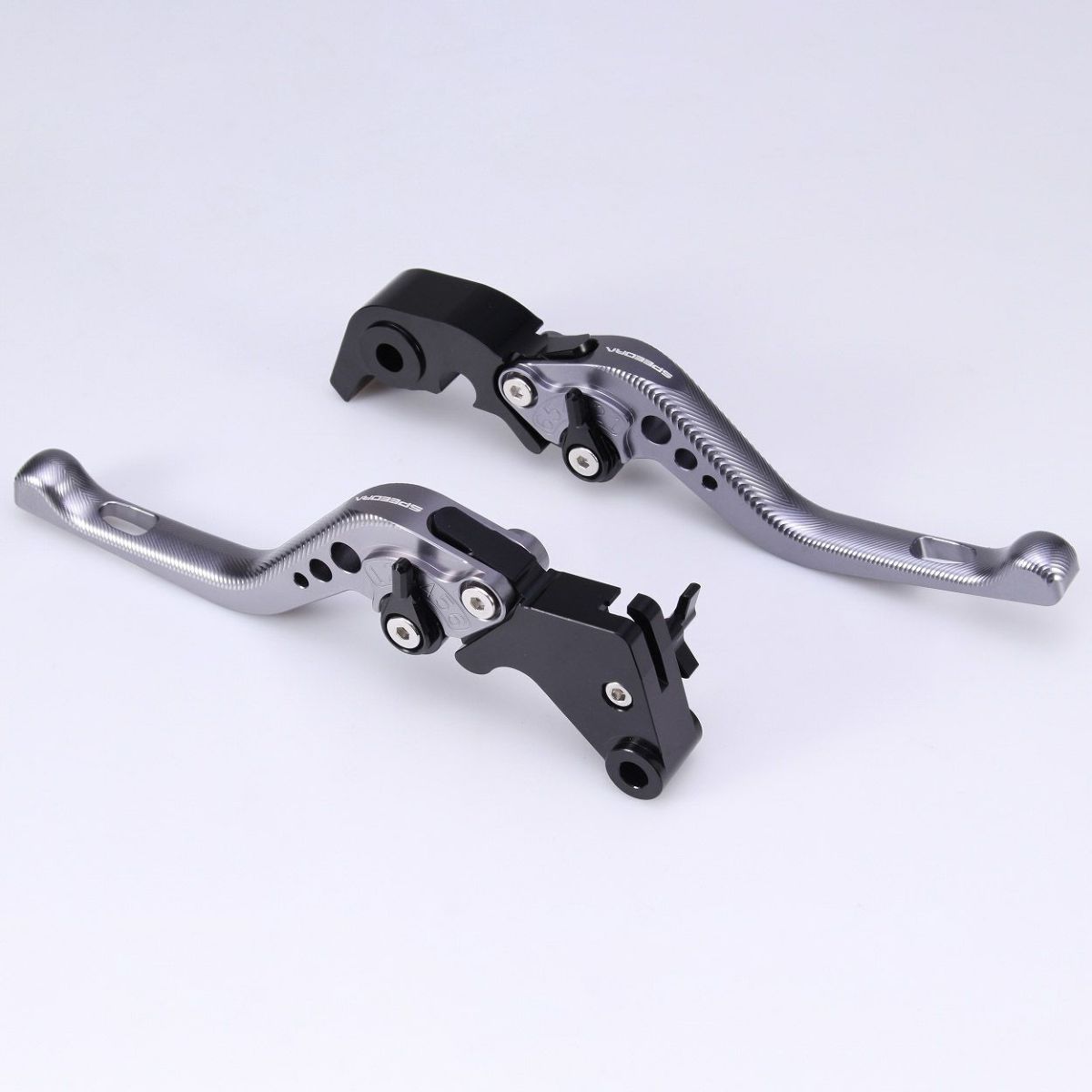  スポーツスターS、ナイトスター、パンアメリカ ショート・アジャスタブルレバーセット (チタン/ブラック)1