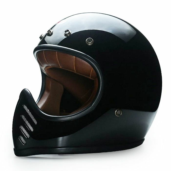 RAWシリーズ スモールシェル フルフェイスヘルメット グロスブラック