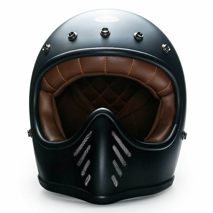 RAWシリーズ スモールシェル フルフェイスヘルメット マットブラック feture