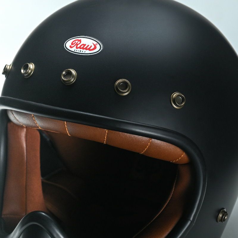 RAWシリーズ スモールシェル フルフェイスヘルメット マットブラック feture 5