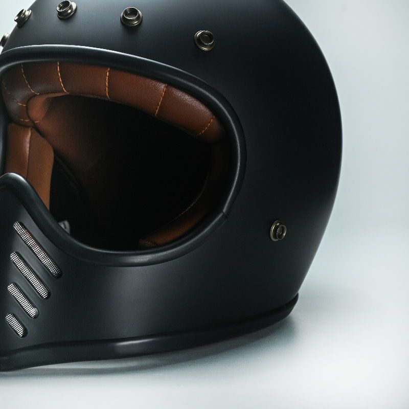 RAWシリーズ スモールシェル フルフェイスヘルメット マットブラック feture 6