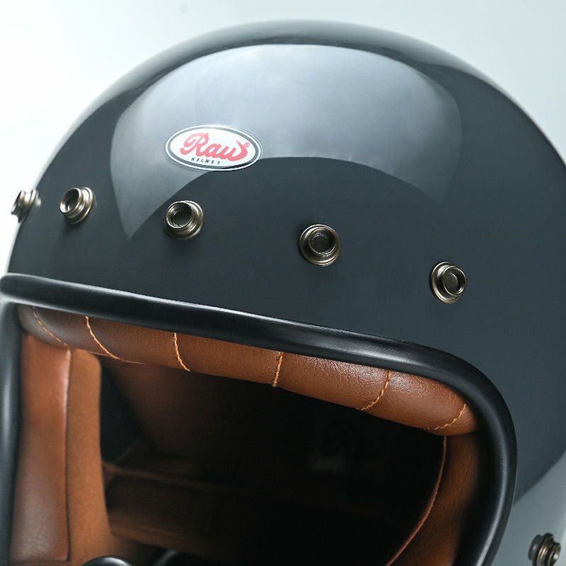 RAWシリーズ スモールシェル フルフェイスヘルメット グロスグレー feture 5