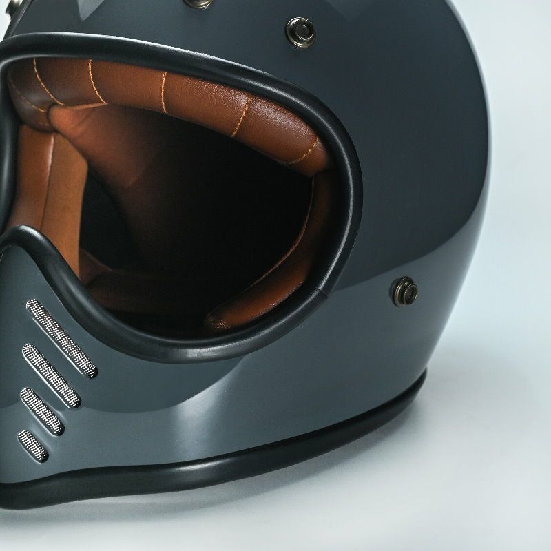 RAWシリーズ スモールシェル フルフェイスヘルメット グロスグレー feture 6