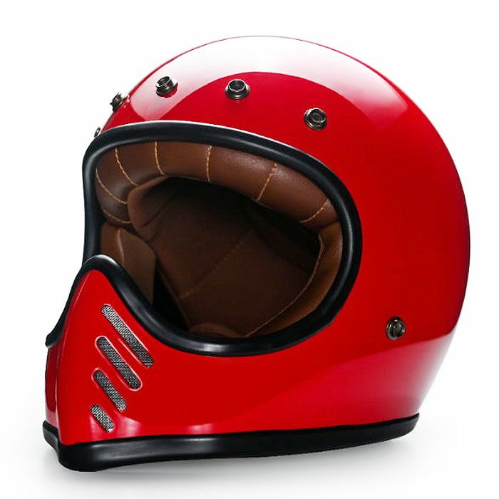 RAWシリーズ スモールシェル フルフェイスヘルメット グロスレッド feture 2