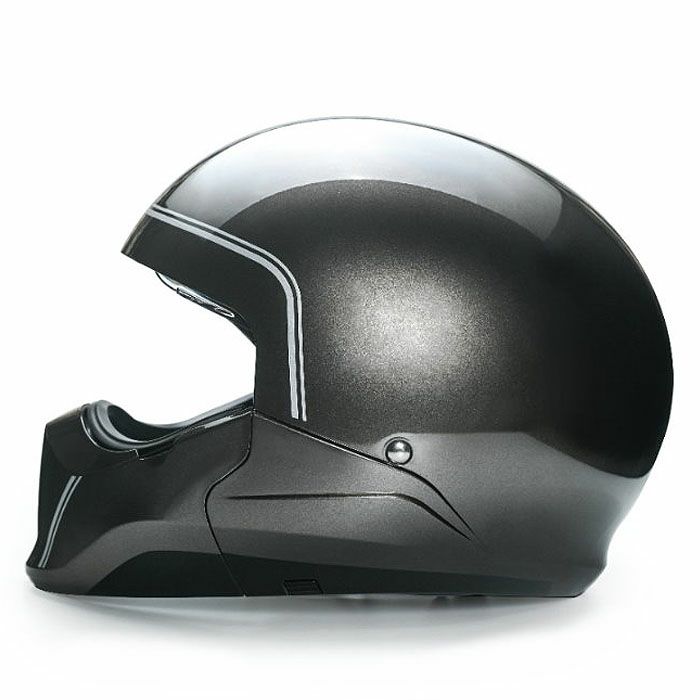 HANKシリーズ 2WAY フルフェイスヘルメット グロスガンメタルグレー feture 3